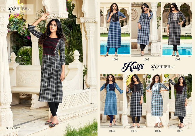 Shubh Kulfi 1 Viscose Handloom Ethnic Wear Designer Kurti Collection